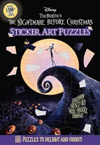 Disney Tim Burton’s The Nightmare Before Christmas Sticker Art Puzzles cover