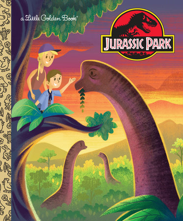 Jurassic Park Little Golden Book cover